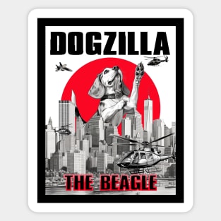 Dogzilla: The Beagle Sticker